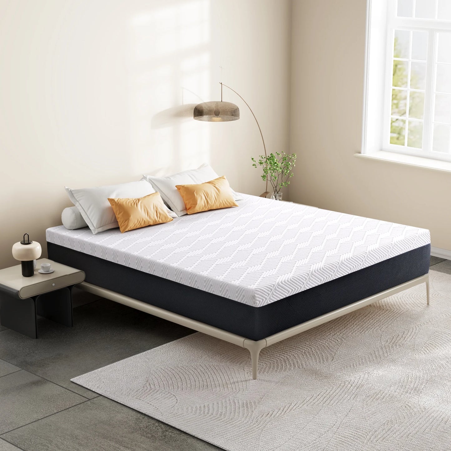 Twin Mattress, 10" Twin Memory Foam Mattress in a Box