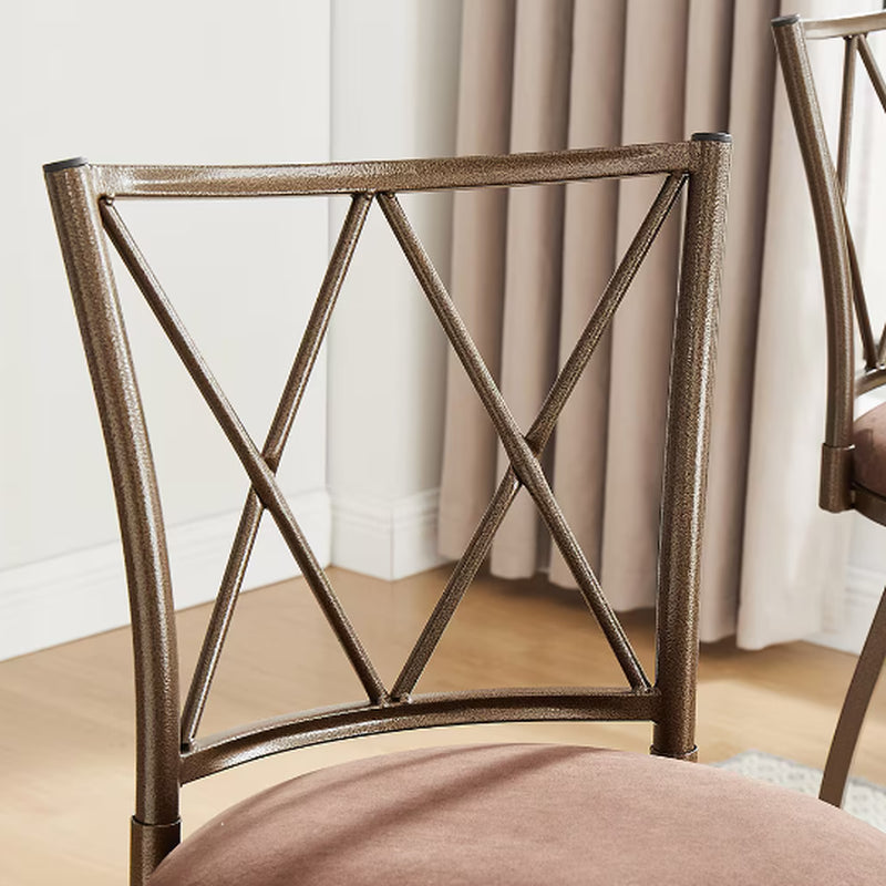 2 Piece Bar Stools, Bar Chairs, Brown Bar Stools,Country Style Industrial,Easy to Assemble, with Footrest for Indoor Bar Dining Kitchen