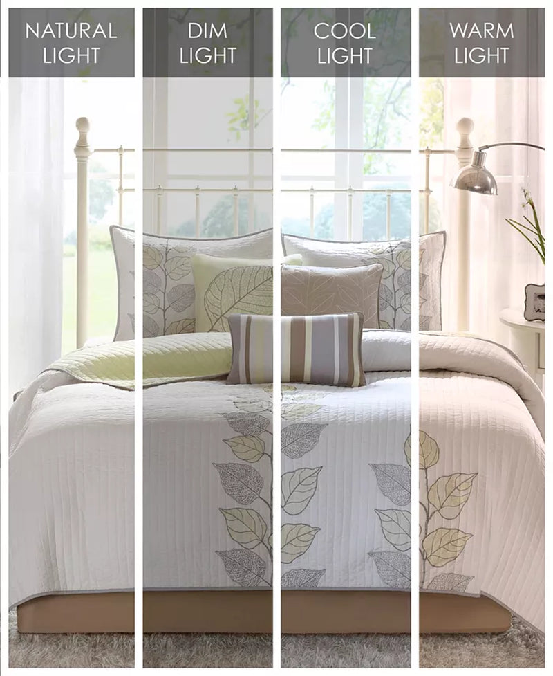 Caelie Quilted 6-Pc. Quilt Set, Queen