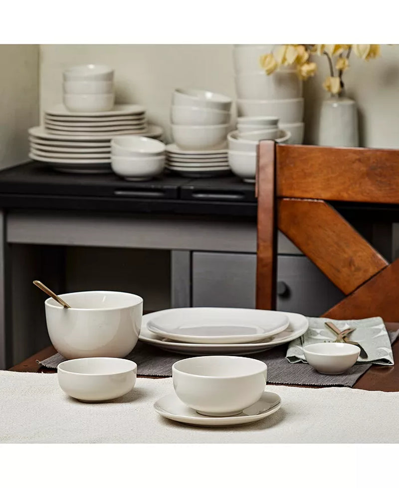 Inspiration by Denmark Soft Square 42 Pc. Dinnerware Set, Service for 6