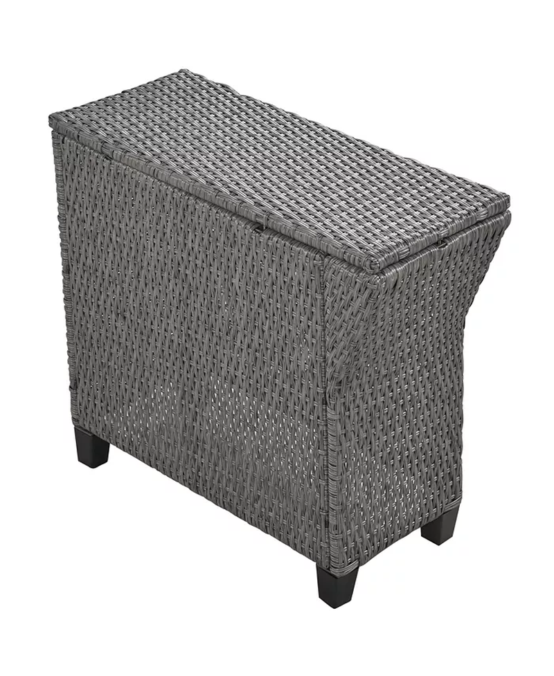 6 Person Fan-Shaped Rattan Suit Combination Patio Furniture