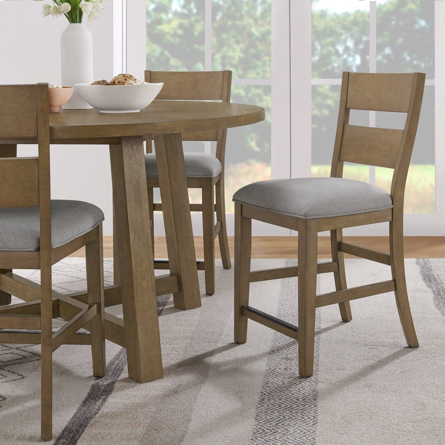 Wellington 7-Piece Counter Height Dining Table Set
