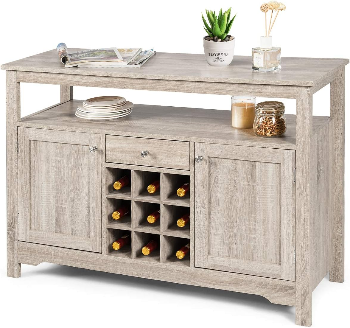 Buffet Server Sideboard Console Wood Dining Table Cupboard Table