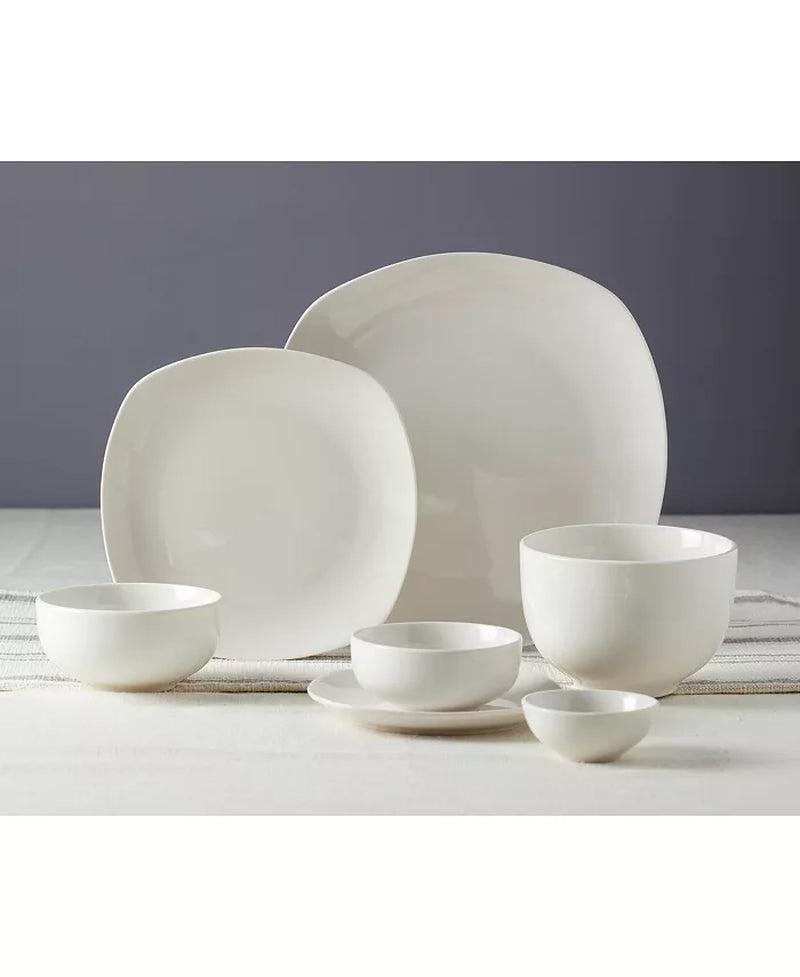 Inspiration by Denmark Soft Square 42 Pc. Dinnerware Set, Service for 6