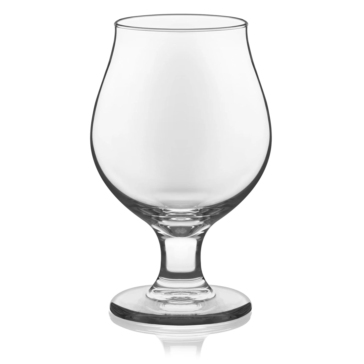 Craft Brews Classic Belgian Beer Glasses, Dishwasher Safe Beer Glasses Set of 4 for Belgian Ale, Tulip Beer Glasses
