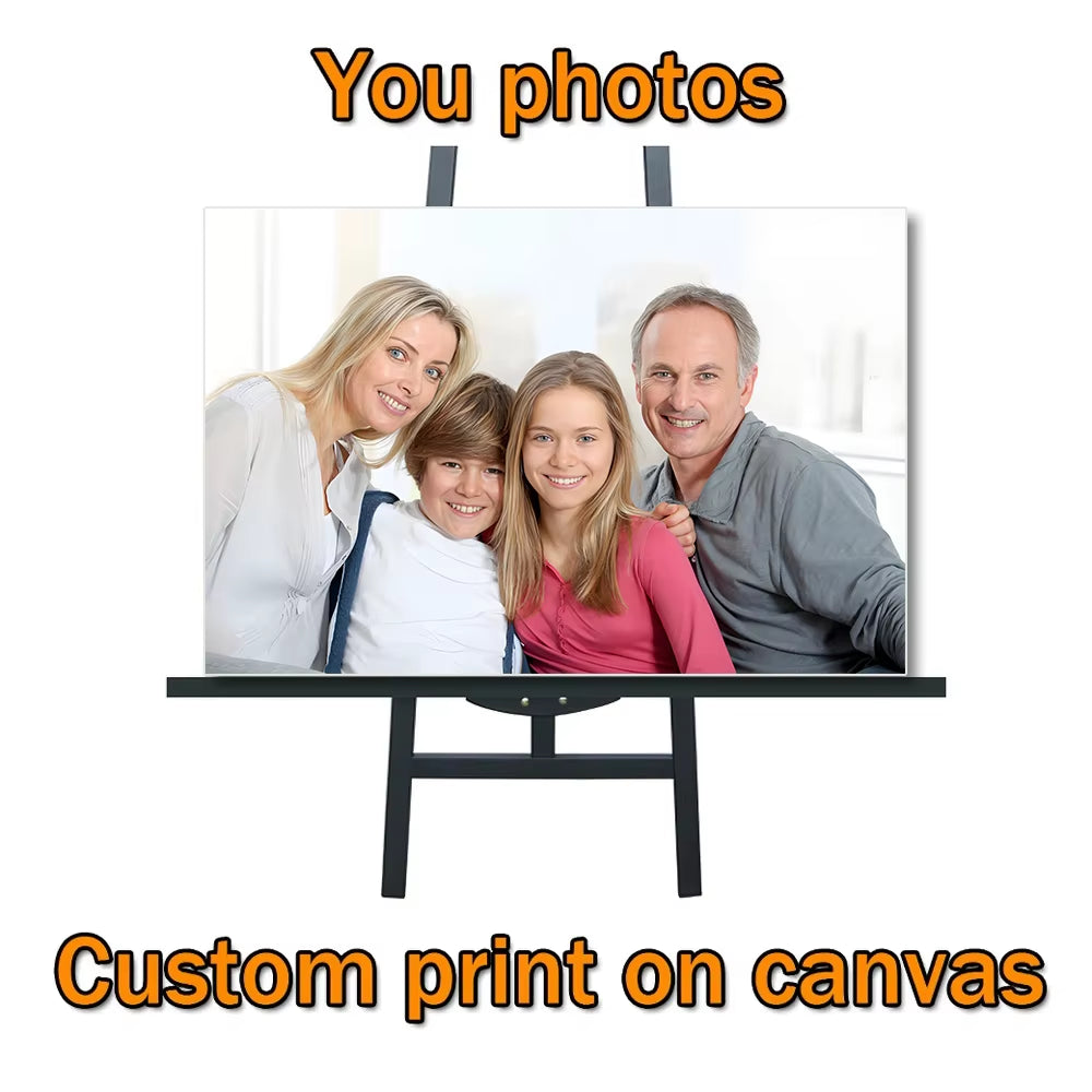 Custom Waterproof Painting Spray Painting Custom Print on Canvas Paintings Wall Art Poster Pictures for Living Room Home Decor